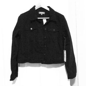 Arellano Cropped Denim Jacket